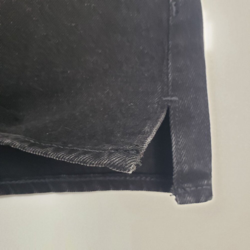 Madewell The Momjean Short Short Women's Size 25 Black Rinse High-Waisted Denim - Picture 14 of 16
